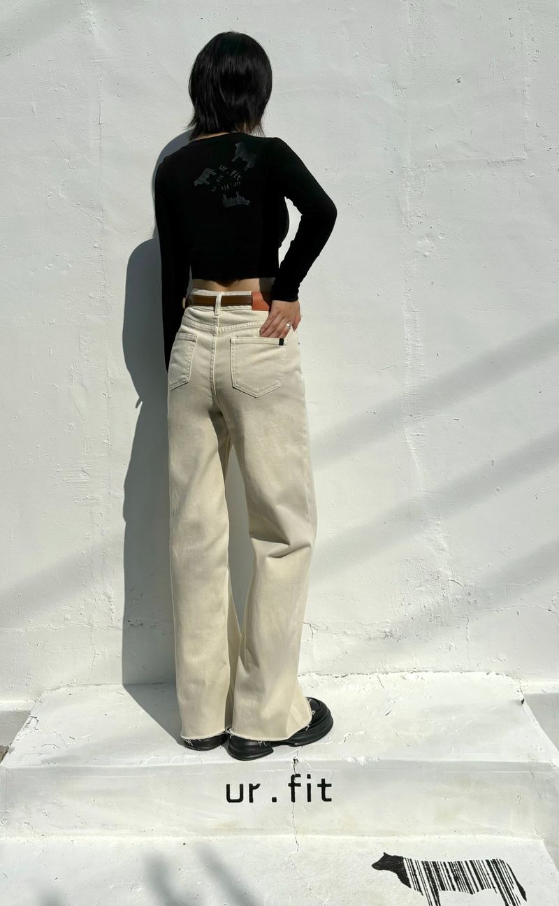 LIN BLANC COLOR DENIM PANTS code 18300