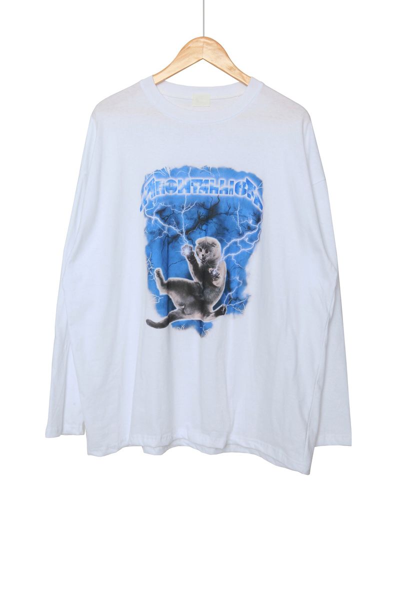 Cat Electro Long Sleeve T