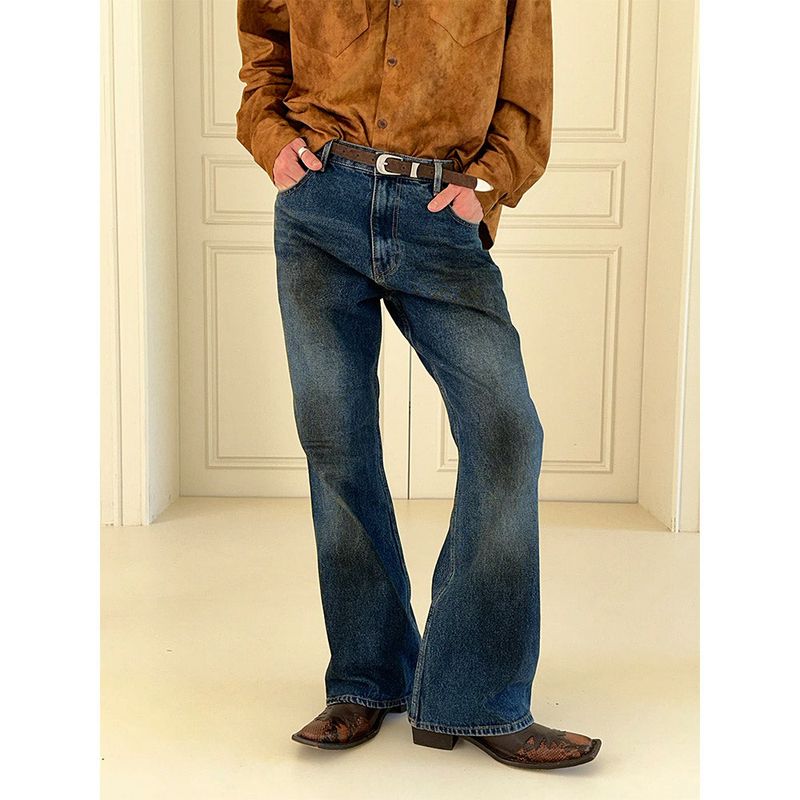 LAURANT（ロラン）の「[F/W] Dirty washing flare denim pants（Pants）」