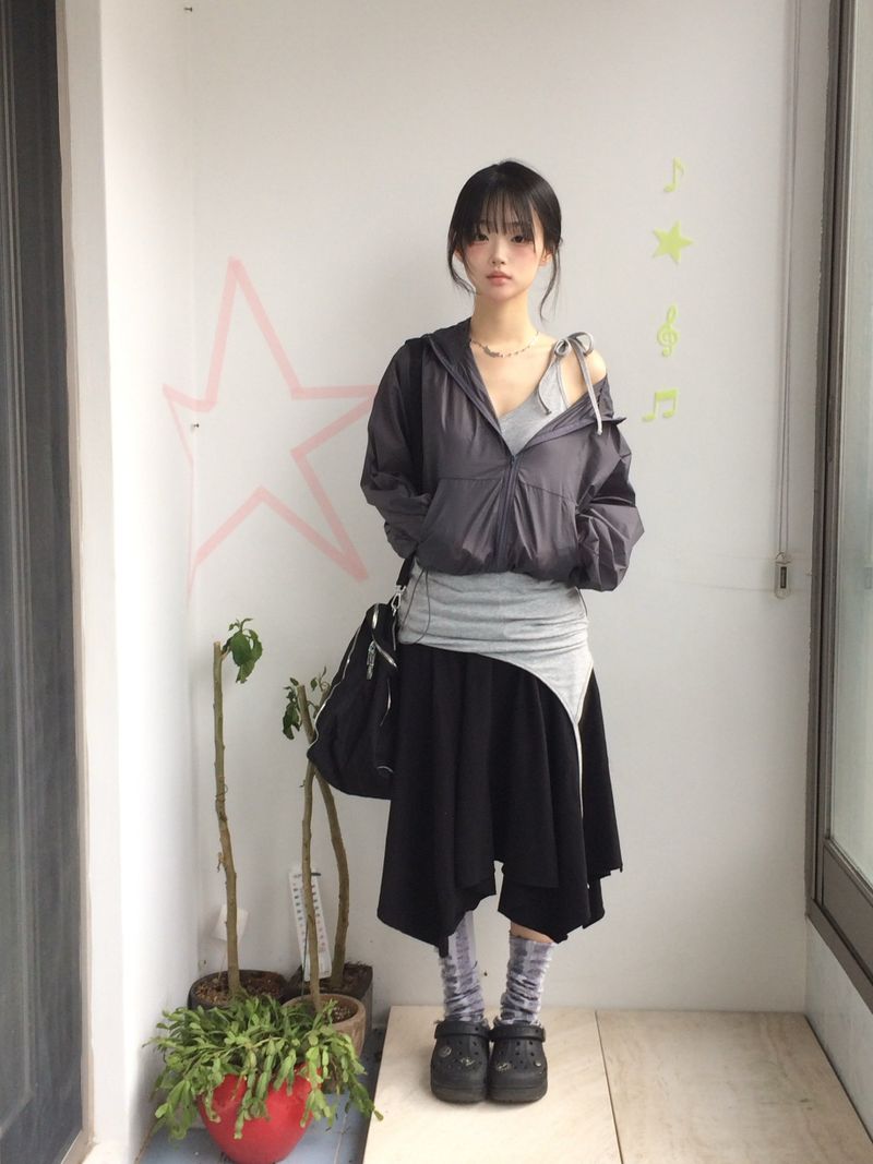 flared ribbon skirt
