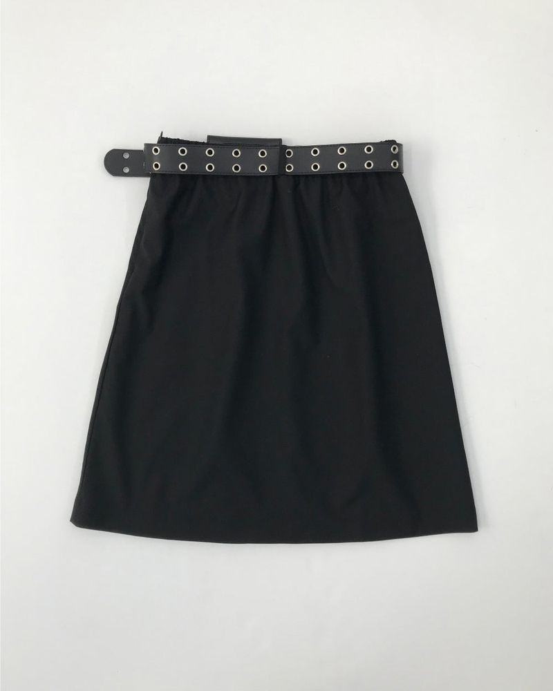 YWD PLEATS SKIRT + BELT (2color)