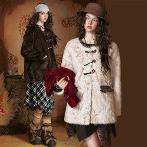 La mode MAQI（ラ モード マキ）の「ドットダッフルフリースジャケット（ジャケット/アウター）」