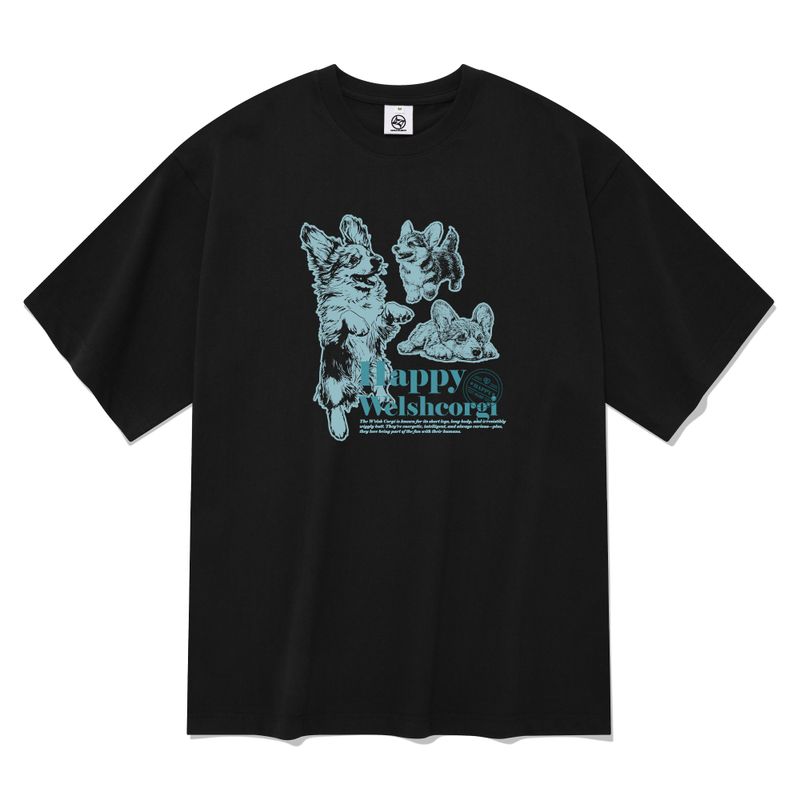 HAPPY WELSHCORGI T-SHIRTS