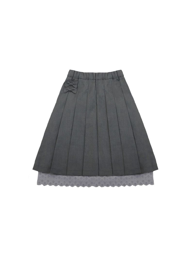 Tweety Bow Midi Skirt (grey)