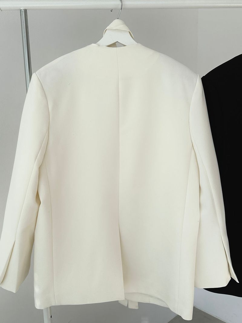 Tie Detail Blazer - 2colors