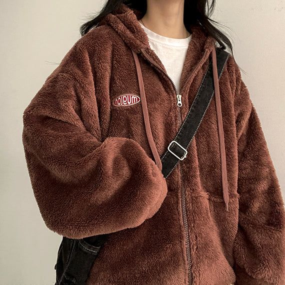 Radon Big Patch to Way Wool Hoodie Zip-Up