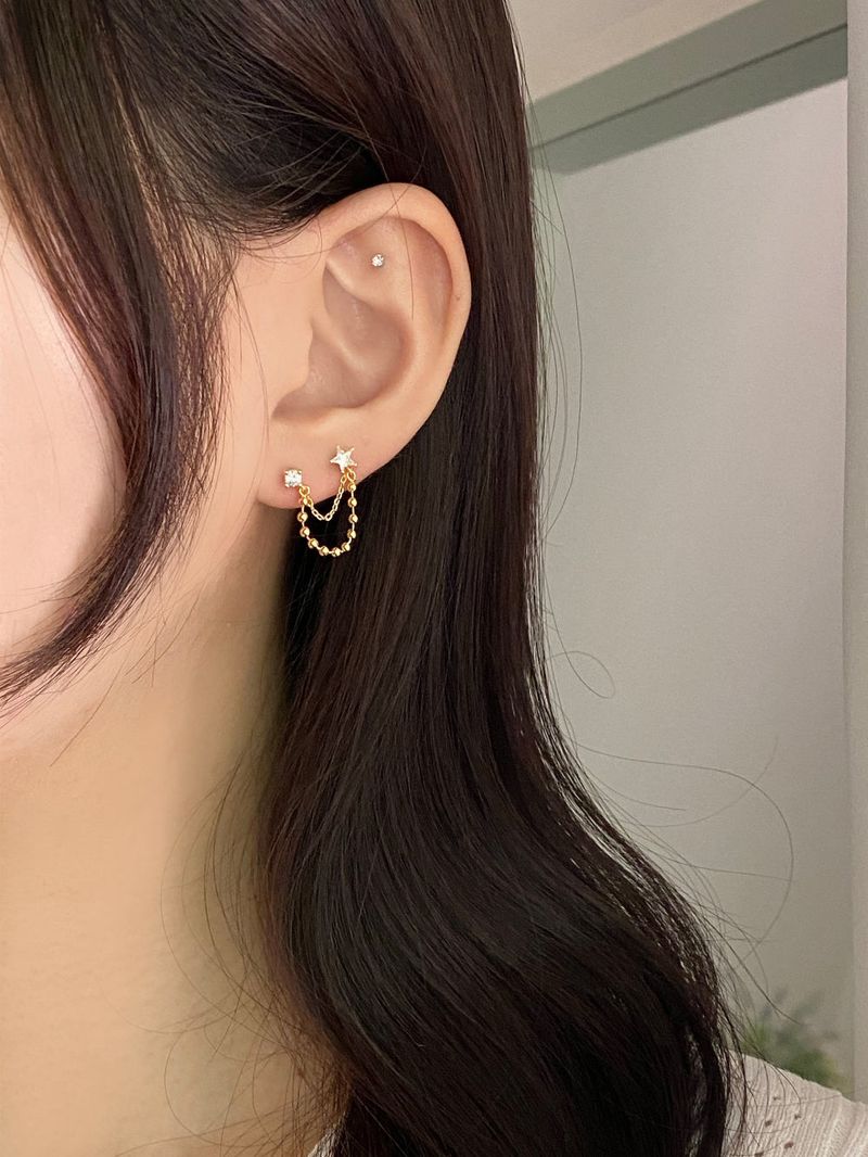 Star Two Pin Piercing / 3 color