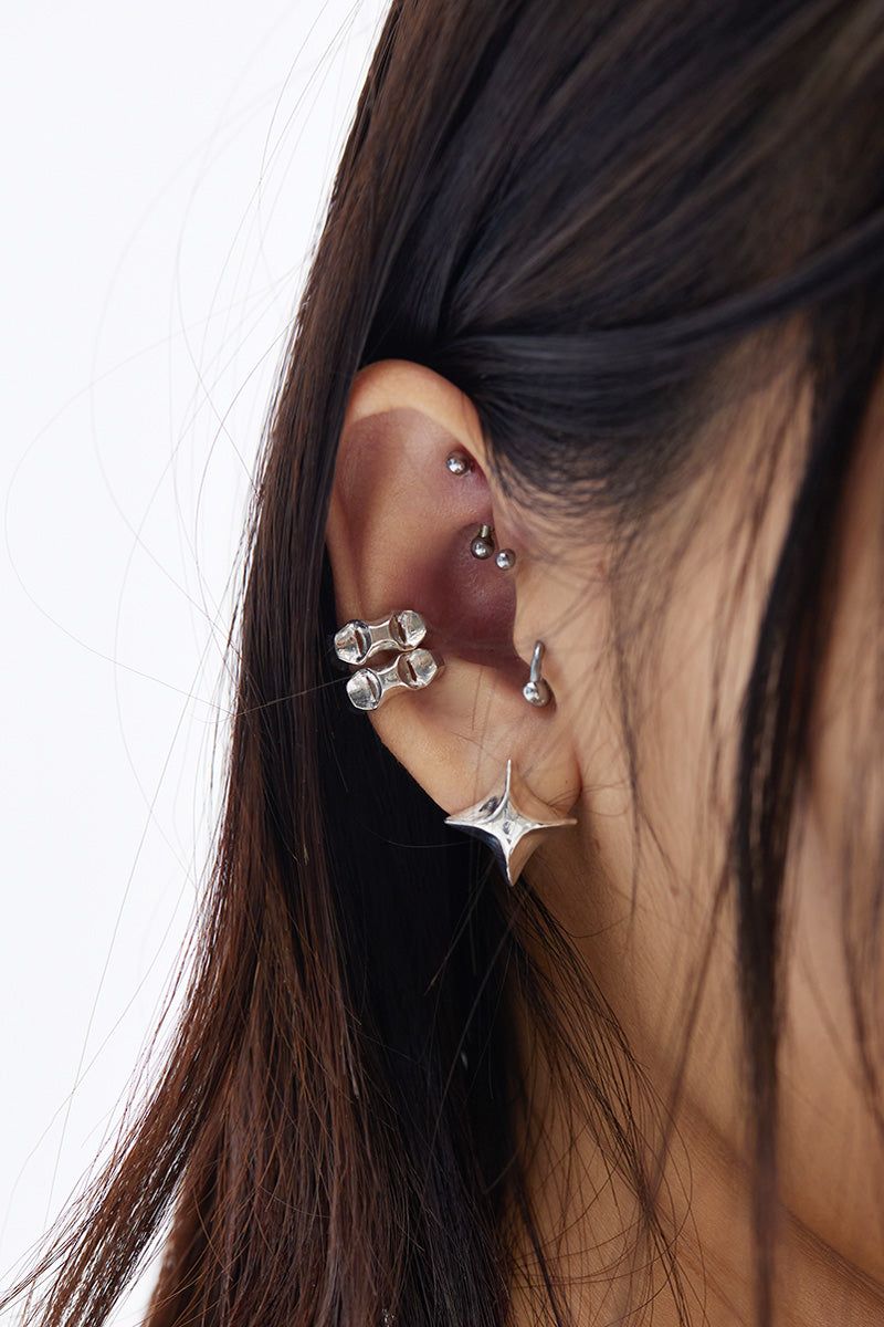 シャインスターシングルピアス (L)