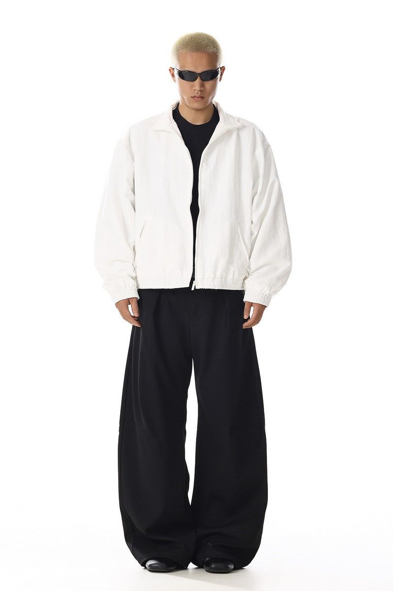 Short Mock Neck Jacket