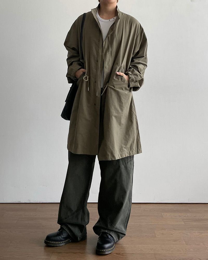 Vent High Neck Fishtail Jacket