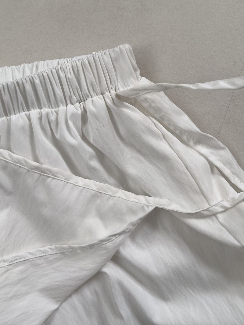 Geeks Wrap Nylon Wide Pants