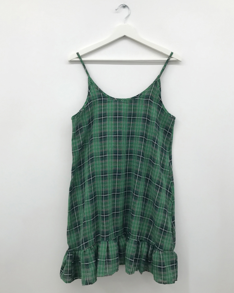 Tartan frill check dress (2color)