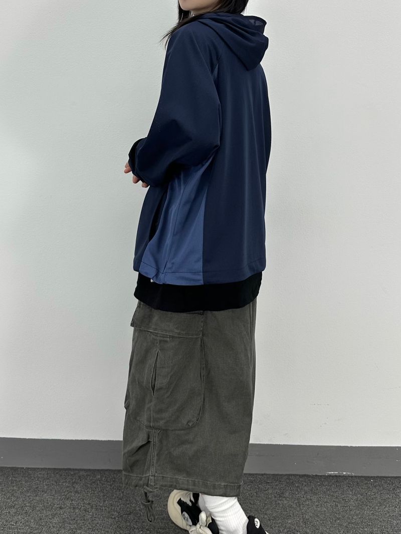 cool mesh summer zip-up
