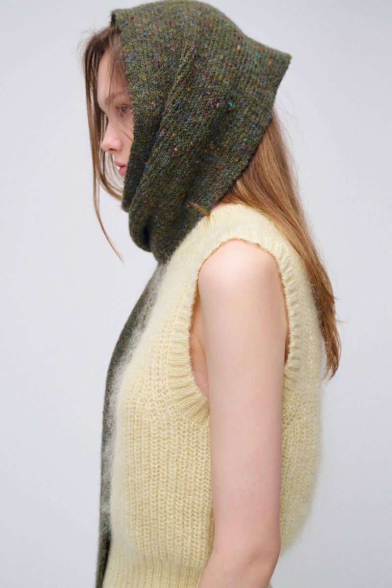 OLIVE muffler_khaki