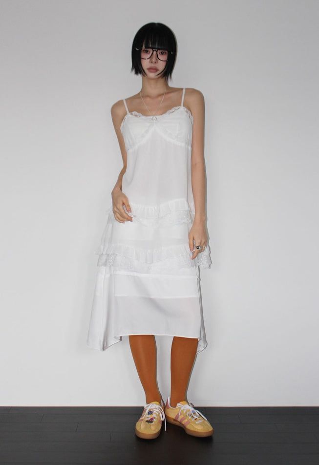 AAKE(アケ)の「LACE LAYERED MINI DRESS(Dresses)」
