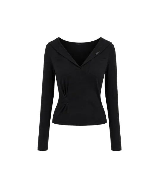 26FW★ [mnem] Fold Hood Tee