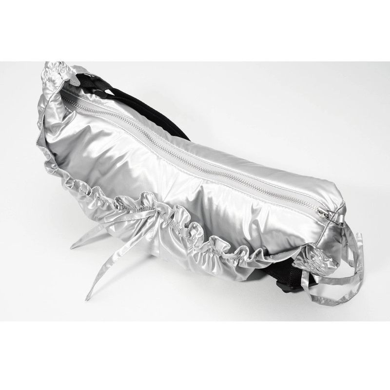2WAY SHIRRING MAY LILY BAG_SILVER