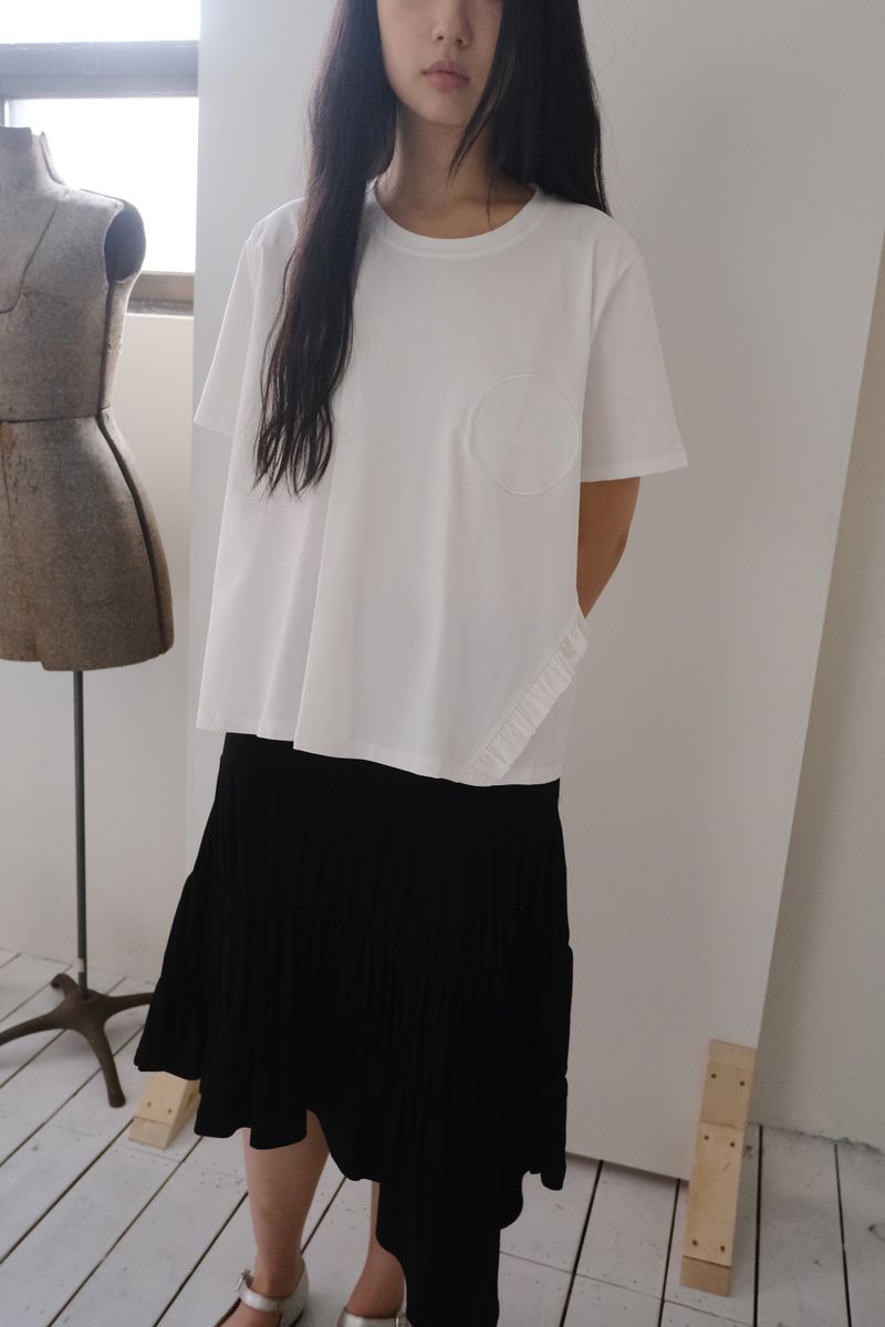 callhag（コールハグ）の「dot and frill T (2c)（Tops）」