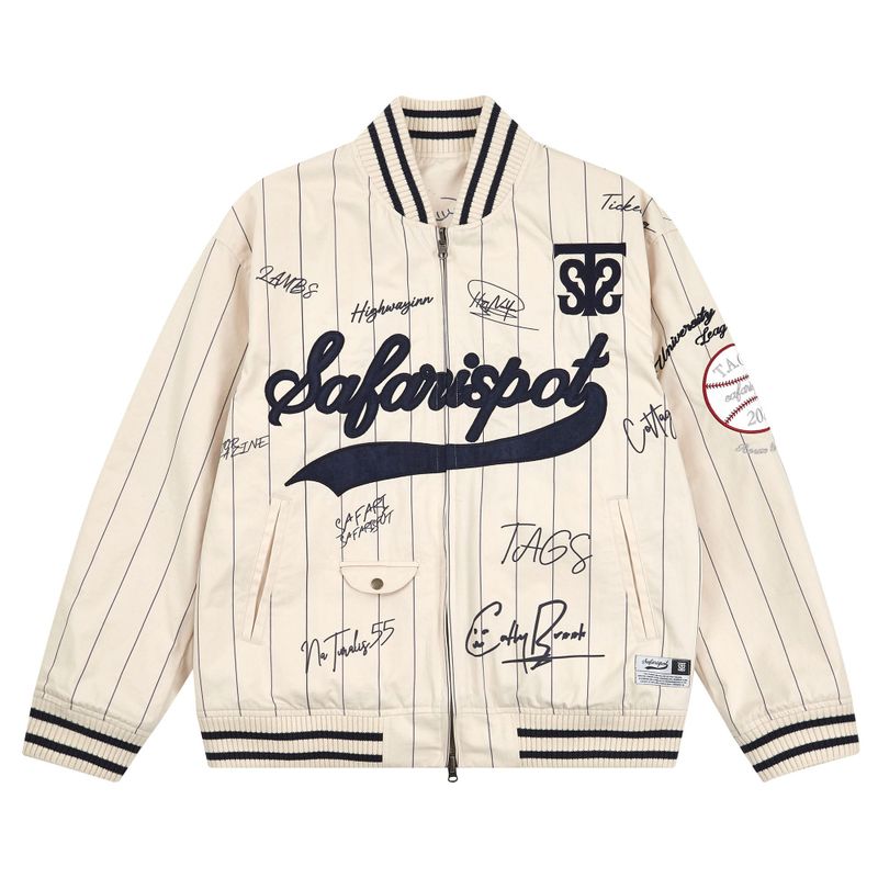 safarispot（サファリスポット）の「ROUX BASE UNIFORM AUTOGRAPH TEAM REVERSIBLE VARSITY (IVORY)（Jackets/Outerwear）」