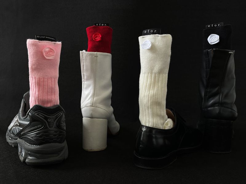 e f o r .(エフォール)の「Rose Tabi Socks Long(Fashion Accessories)」