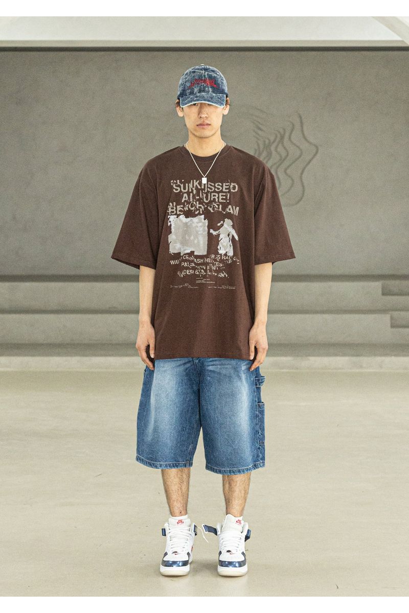BERMUDA PLEATS CARPENTER DENIM SHORT PANTS MSFSP001-BL