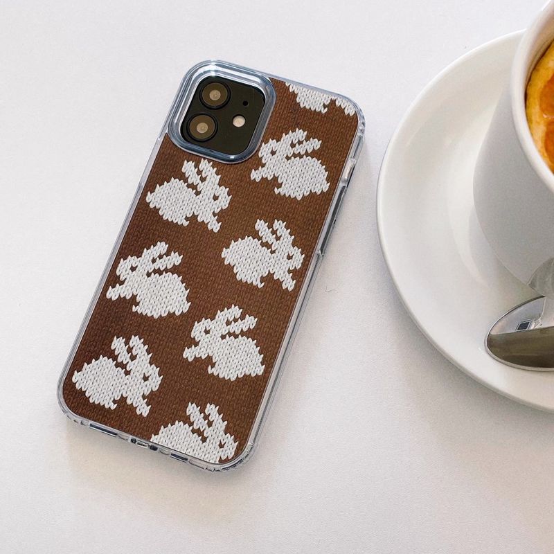 BUNNY HARD JELL CASE_BROWN