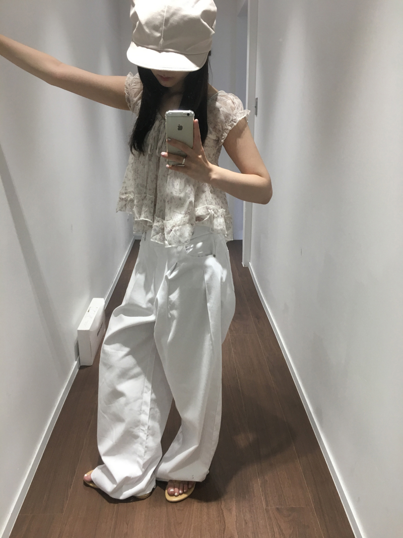 Roman Chiffon Blouse (2color)