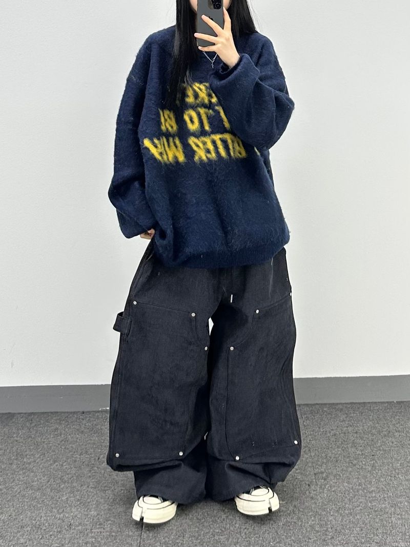 code denim big work pants