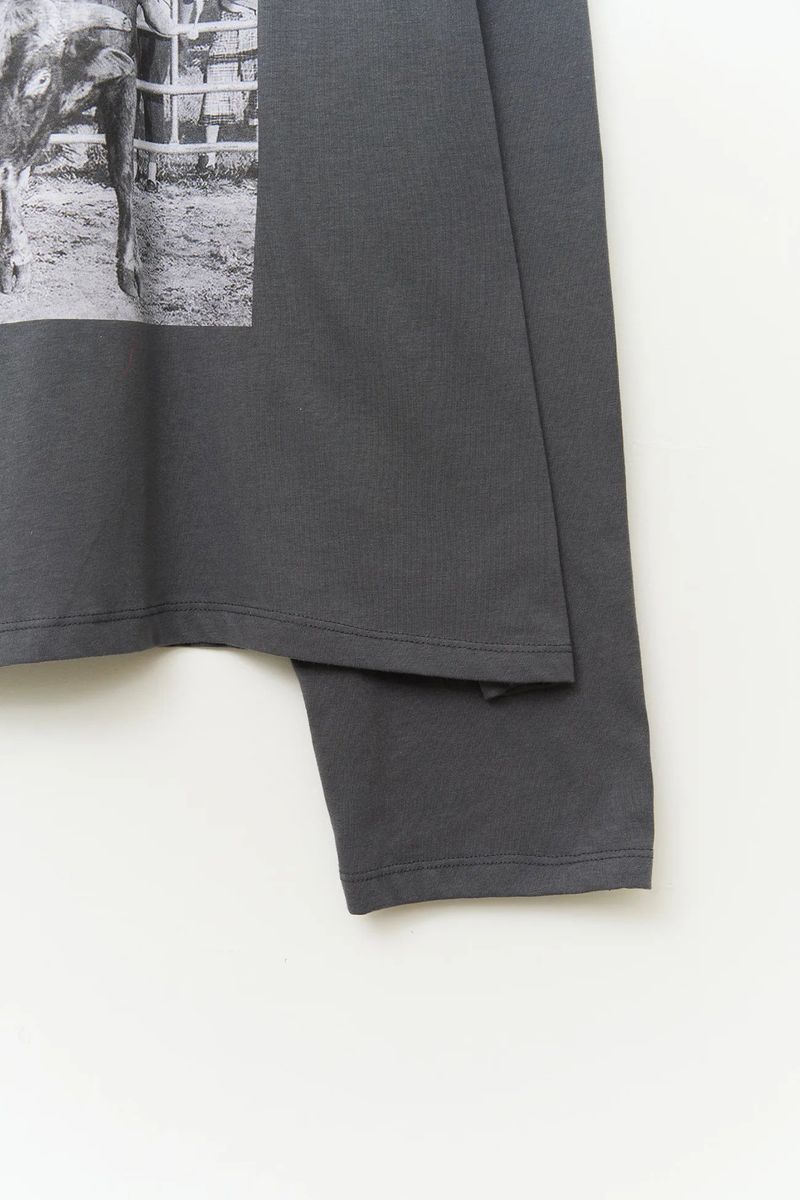 (W) Cow Printed Top