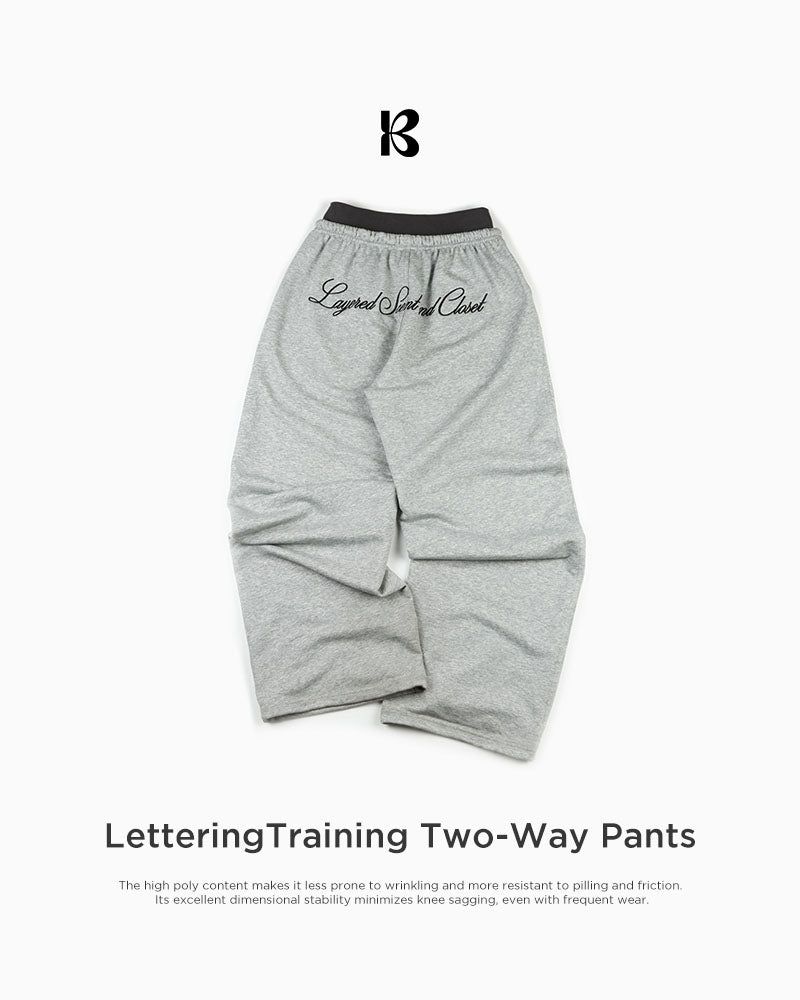 [ORIGINAL] Calling Lettering Training Two-Way Pants