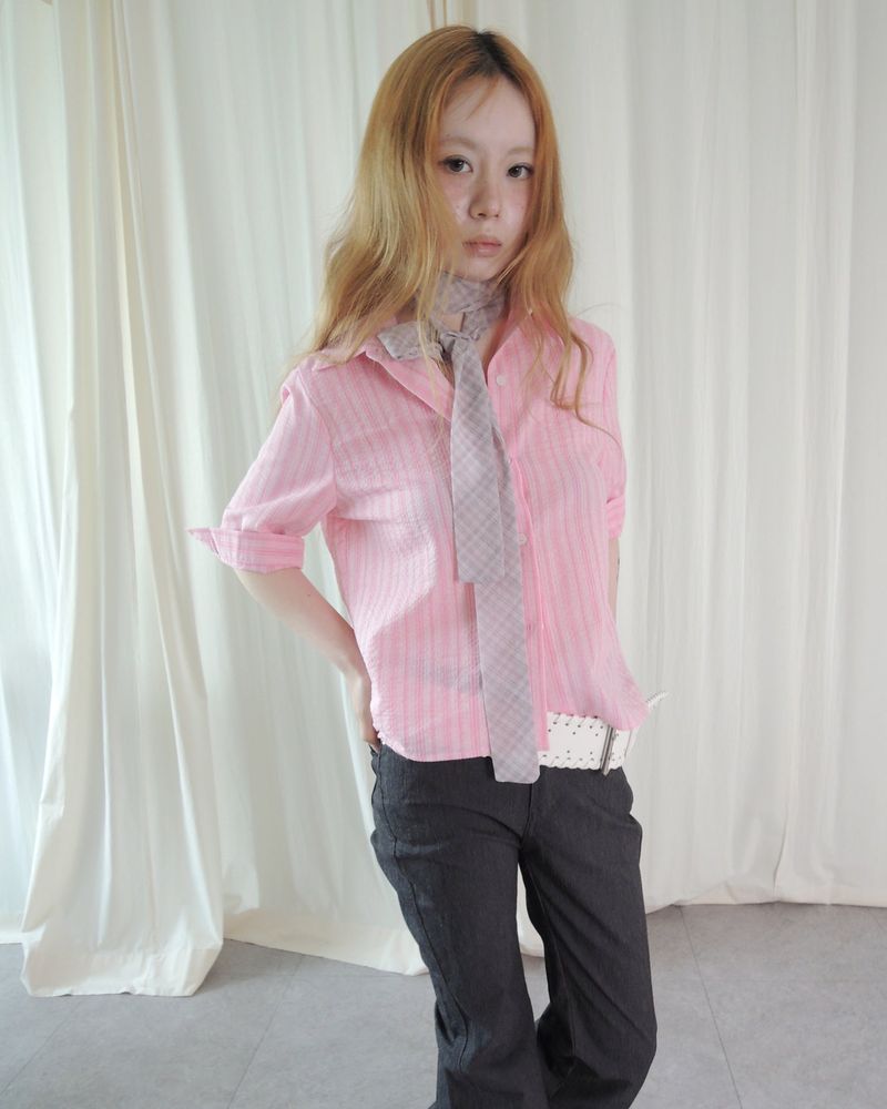 SLIM CHECK SCARF