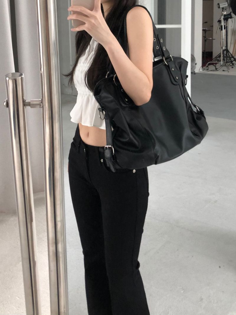 Cust Leather Shoulder Bag (3 colors)