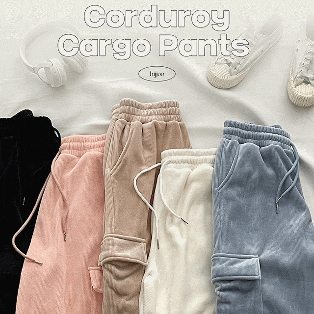 hijjoo（ハイチュー）の「Lintbelo A Fleece-Lined Wool Lining String Ribbed Cargo Wide Pants（Pants）」