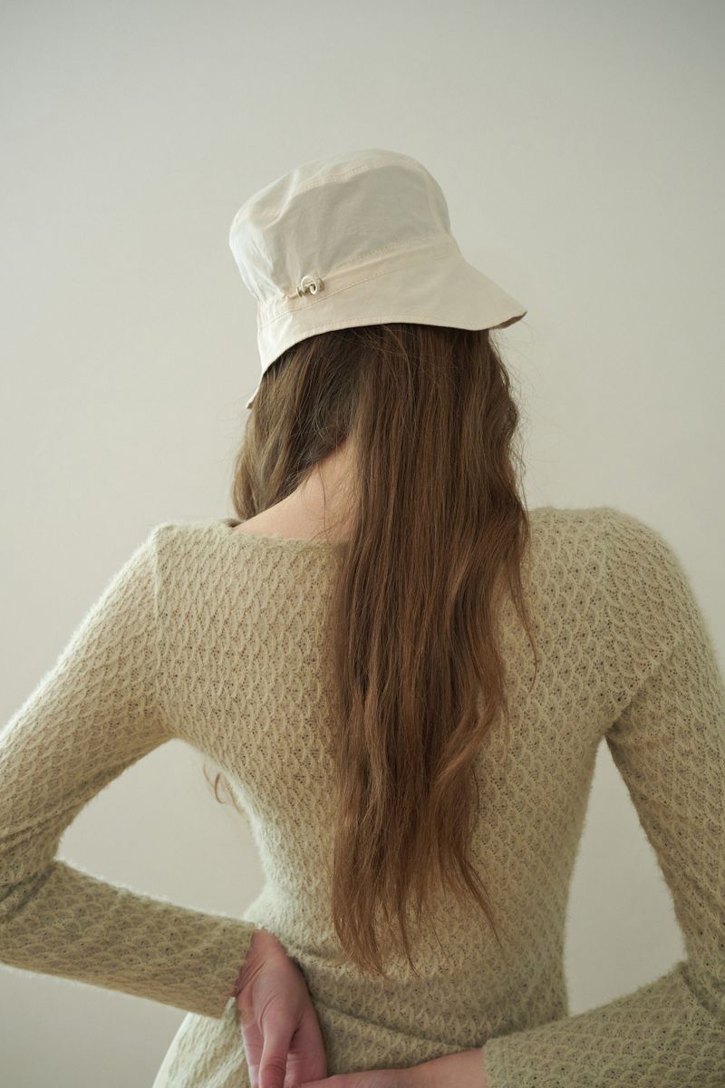 PERZ bucket hat_ivory