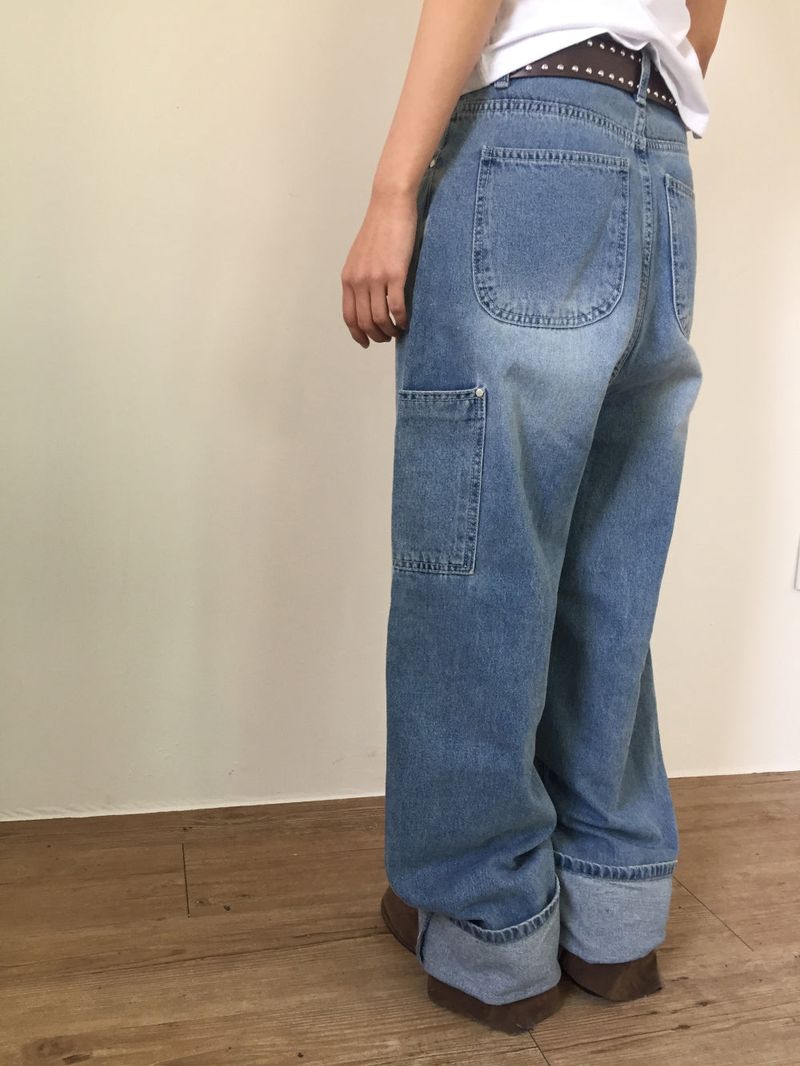 Sea Pocket Straight Denim (1color)