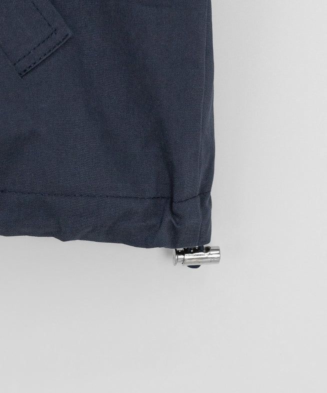 Cotton Color Matching Collar Bomber Jacket