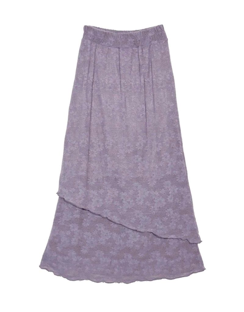 kumachi flower of lace knitwear sk