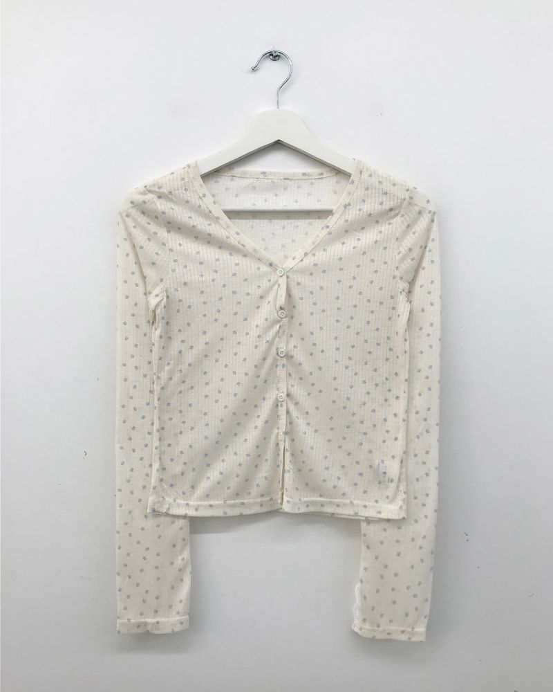 Petal Sheer Cardigan (2color)
