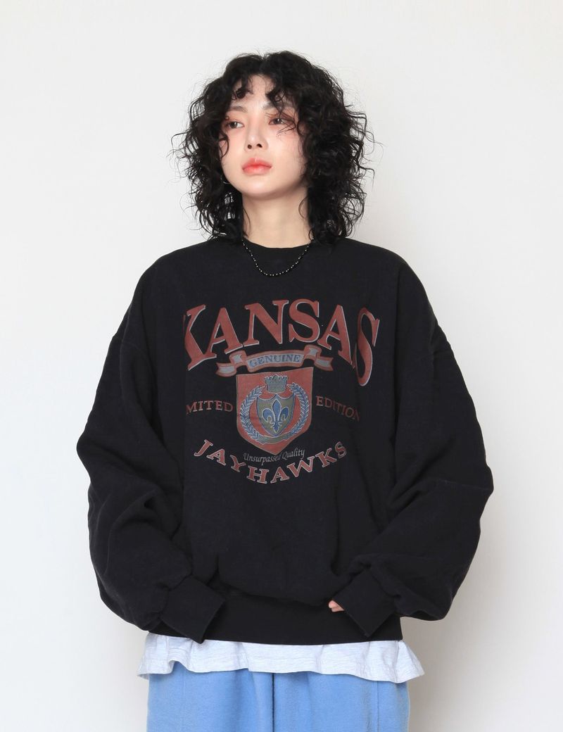 nutellike(ヌテールライク)の「fleece Kansas sweatshirt(Tops)」
