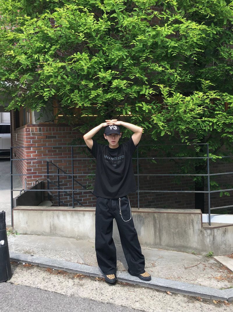 A-N Basic Wide Denim Pants 2C