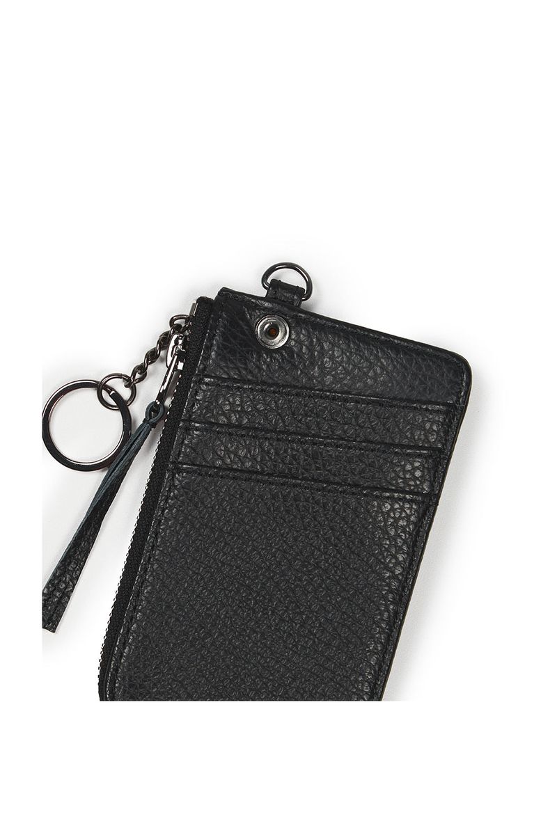 2 ZIP CARD WALLET (BLACK)