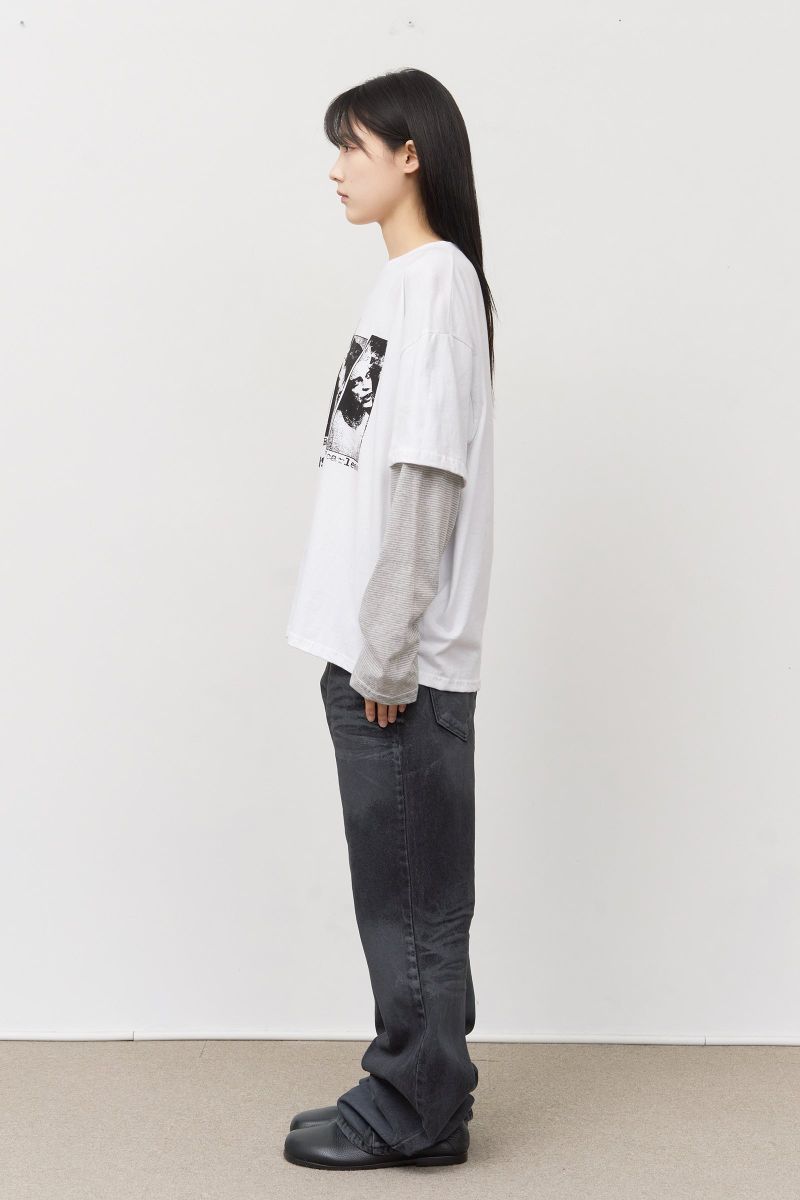 Grunge Rock Layered Longsleeve