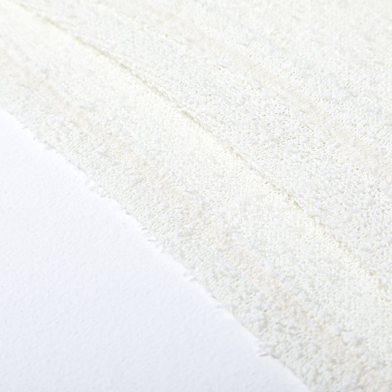 Boat neck boucle knit sleeveless (IVORY)