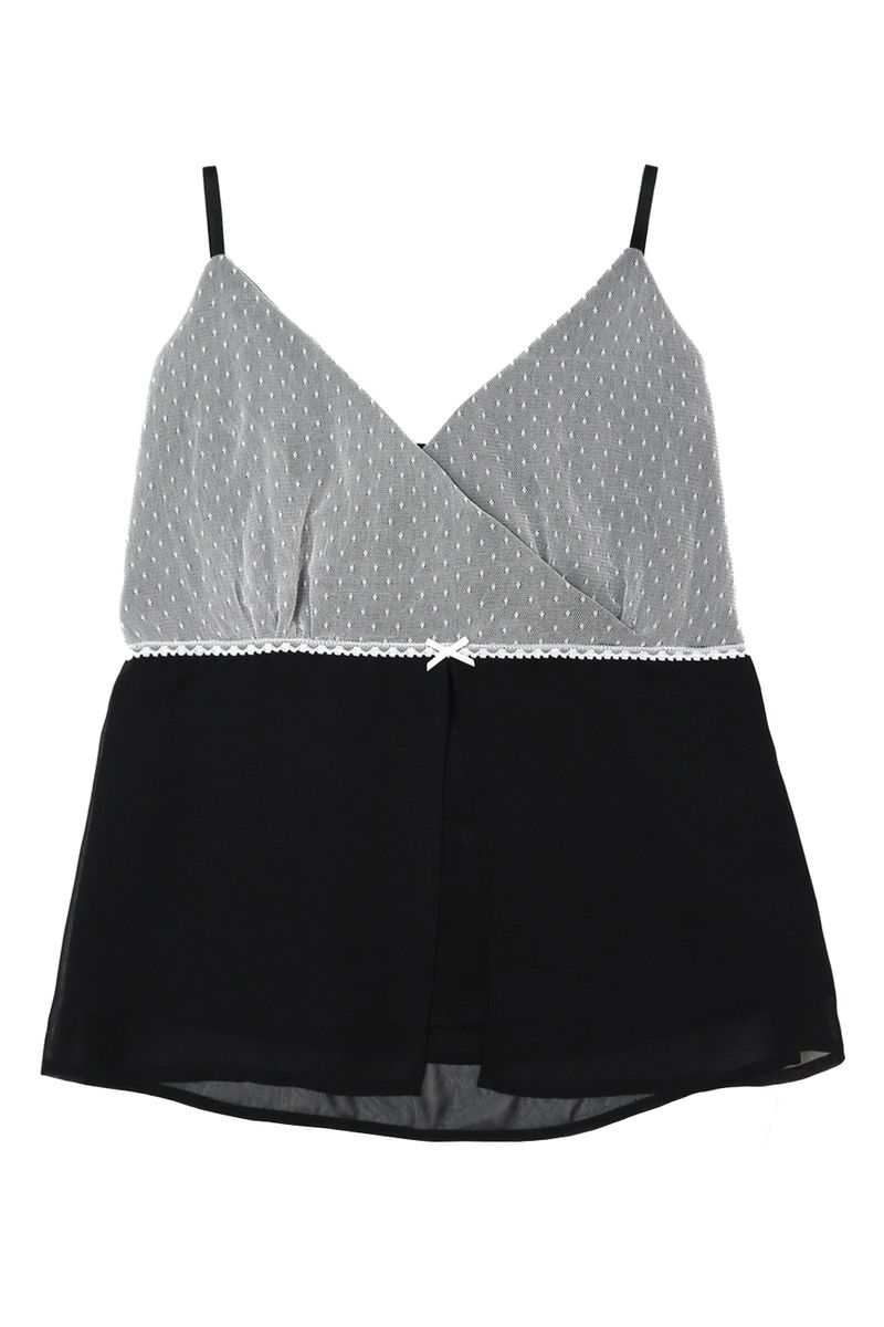 Lisha wrap sleeveless (black)