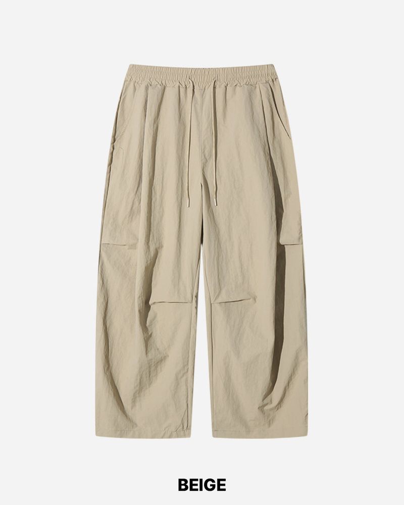 Ripple Pintuck Nylon pants