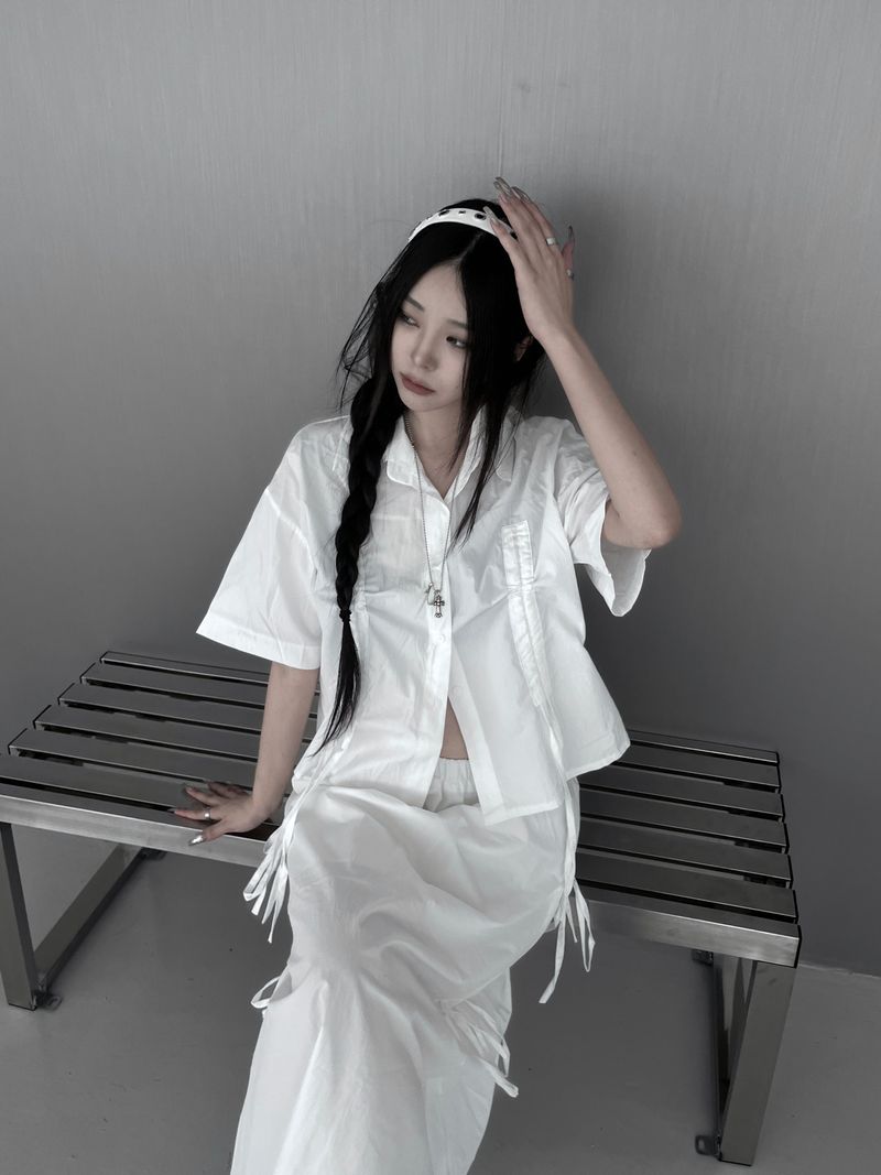 eyelet headband (2color)