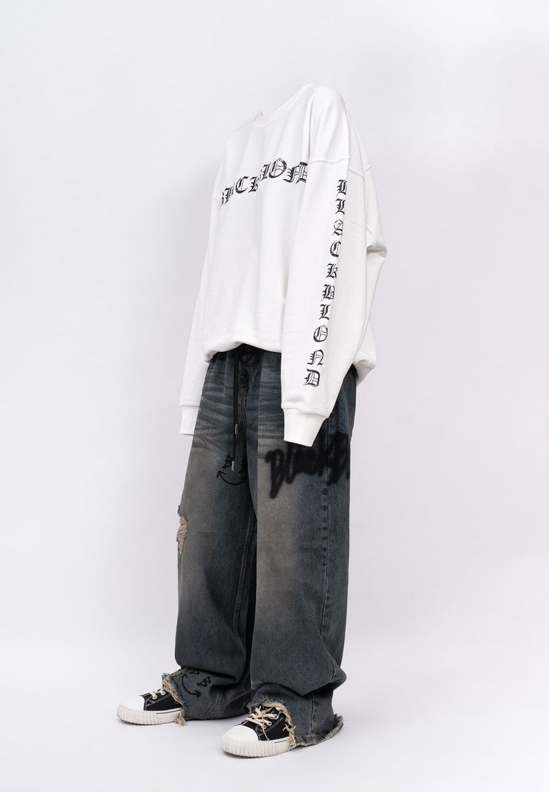 BBD Crushed Faith Sweatshirt (White)