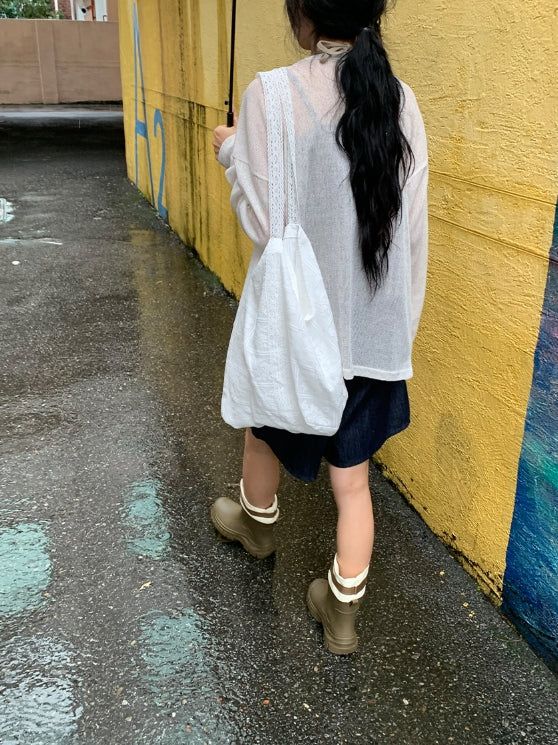 Gucca Cozy Lace Shoulder Bag