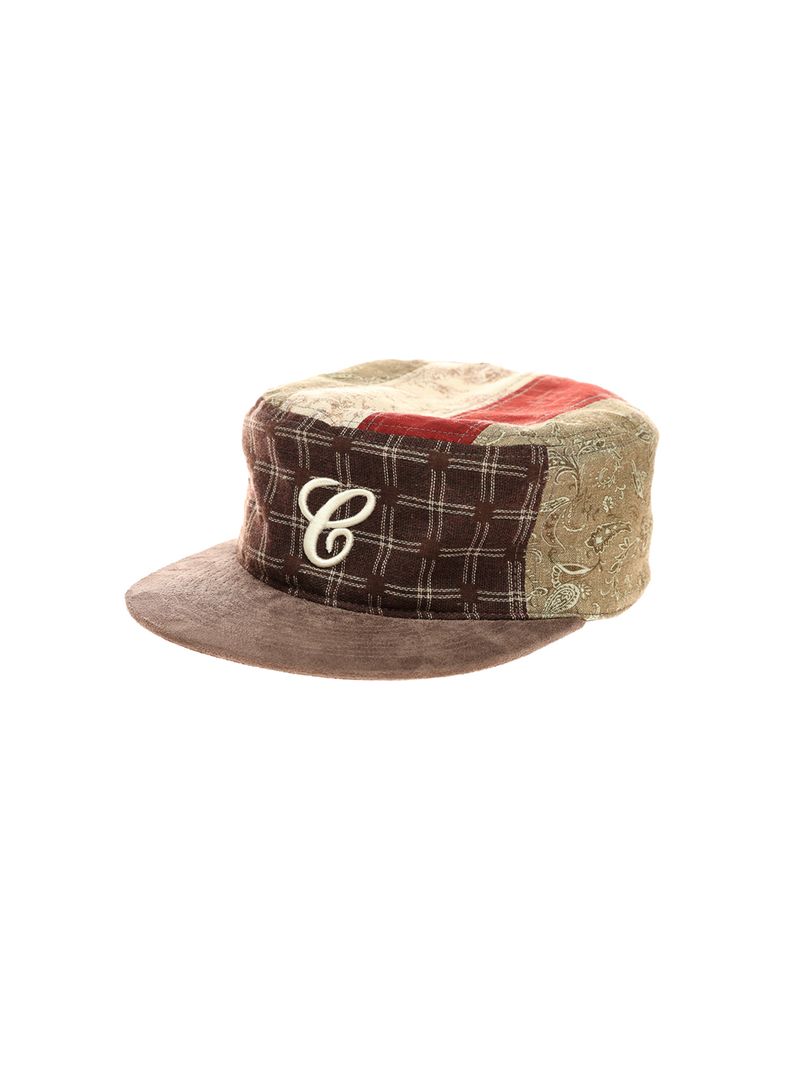 6CRAYON(シックスクレヨン)の「6CRAYON Vintage Patchwork Flat Top Baseball Cap(Hats)」