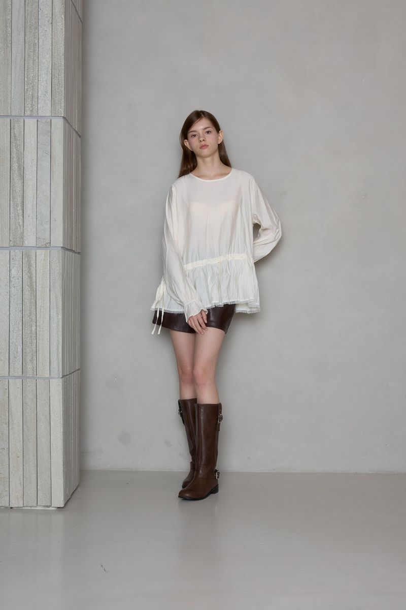 FINE LONG BLOUSE